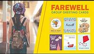 Farewell Card Ideas || Create Virtual Farewell Cards In Few Minutes || Online Farewell group Cards
