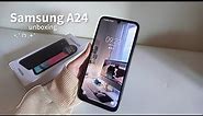 samsung galaxy A24 aesthetic unboxing 📦 | set up & camera ♡