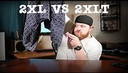 2XL VS 2XLT Shirts - See the different between them!! - Freaky Tall Reviews