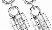 Qulltk 925 Sterling Silver Magnetic Necklace Clasps and Closures,Mini Bracelets Clasp Converter Gold and Silver Chain Extender for Jewelry Making Supplies