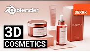 3D Cosmetics Mockup -- Full Process in Blender 2.8 #3d #blender3d #packaging