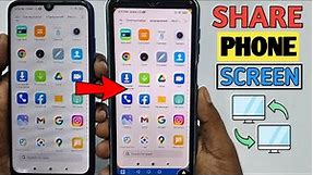 How to Share Phone Screen & Control it 2024