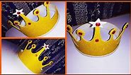 How To Make a new year eves glitter crown - diy crafts tutorial guidecentral