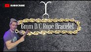 @jacoje 6mm 14k Diamond-cut Rope Bracelet Unboxing & Review