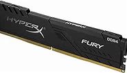 HyperX Fury 8GB 3200MHz DDR4 CL16 DIMM 1Rx8 Black XMP Desktop Memory Single Stick HX432C16FB3/8