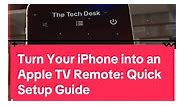 Turn Your iPhone into an Apple TV Remote: Quick Setup Guide #AppleTVTips #iPhoneRemote #TechHacks #SmartTV #ControlCenterTricks #AppleTech #SmartHomeSetup #GadgetHacks #iOSGuide #RemoteControl #TechSavvy | Hector Daniel Chavez
