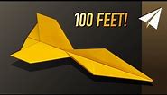 How to Make the BEST Paper Airplane that Flies Really Far — Rocket