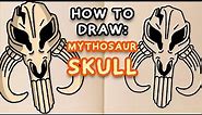 How To Draw: MYTHOSAUR SKULL (The Mandalorian)