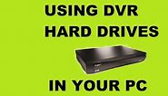 Converting DVR hard drives for PC use TUTORIAL 2018