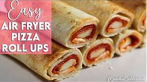 Easy Air Fryer Pizza Roll Ups Recipe | Munchy Goddess