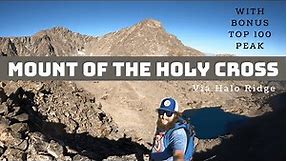 Colorado 14ers: Mt of the Holy Cross via Halo Ridge Virtual Trail Guide
