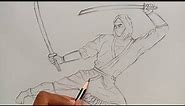 How to draw ninja