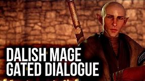 Dalish Elf Mage-specific Conversation with Solas at Haven (Dragon Age: Inquisition)