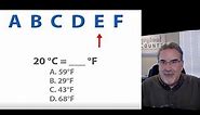 Easy Celsius to Fahrenheit Trick