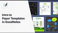 Intro to Paper Templates in GoodNotes