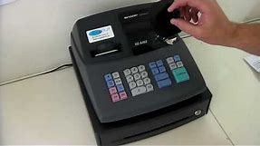 How To Use The Sharp XE-A102 / XEA102 Cash Register