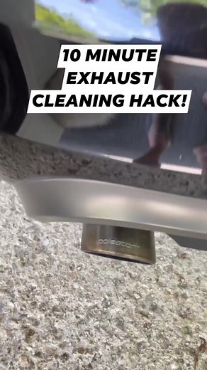 Quick Exhaust Cleaning Hack for Shiny Tips