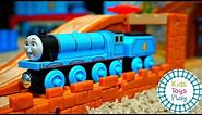 Giant Thomas the Train Wooden Railway Track Build Video for Kids