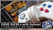 Ridge Racer Type 4 with NeGcon! (PlayStation 1) :: LIVE STREAM