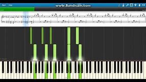 "The Time is Now" John Cena WWE Theme - Piano (Synthesia)