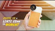 🔥 iPhone XR + LENTE MOMENT 58mm comprada no GRABR