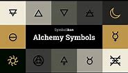 Alchemy Symbols - Alchemy Meanings - Alchemical Symbols - Alchemy Sigils - Astronomical Symbols