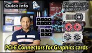 How to connect the power to the graphics card?