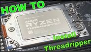 Threadripper CPU Installation guide- including 3960X - 3970X Socket TR4 and TRX4