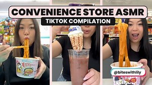 945K views · 20K reactions | Korean Convenience Store ASMR  Who else loves convenience store ASMR videos? I love going to 7 Eleven, making myself some instant noodles, an ice cup and enjoying a quick snack 襤 From buldak carbonara, ice cups, sweet potato and pokemon tteokbokki, there's so much to try! Let me know if you enjoyed this video 殺 | biteswithlily | Facebook