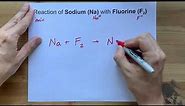 Na+F2 ... reaction between Sodium and Fluorine