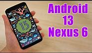Install Android 13 on Nexus 6 (LineageOS 20) - How to Guide!