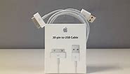Retro Unboxing: Apple 30 pin to USB cable!