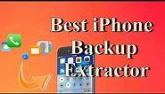 Top 4 iPhone Backup Extractor Applications