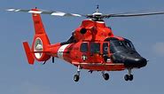 US Coast Guard Eurocopter HH-65 Dolphin [CG-6531] Startup, Taxi, and Takeoff