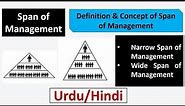 Span of Management-Span of Control