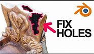 Fix Holes in Photogrammetry With Blender: How To Repair Bad Photo-Scans
