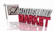 Housing Market Home House Sale Sign Real Stock Motion Graphics SBV-338976303 - Storyblocks