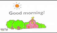 Coloring Pages How To Color Good Morning Drawing For Kids Fun Learning