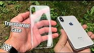 Transparent Silicone Case For iPhone X, Xs