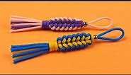 Super Easy Paracord Lanyard Keychain | How to make a Paracord Key Chain Handmade DIY Tutorial #46