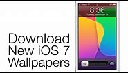 How To Download The New iOS 7 Wallpapers