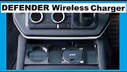 Land Rover Defender 2020 Wireless Phone Charger Tray Upgrade Install