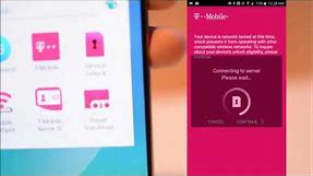 T-Mobile USA Device Unlock App Tutorial
