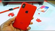 Product RED iPhone X Unboxing