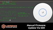 How to Manually Update UniFI Access Point Firmware via SSH