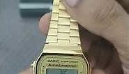 Casio A168WG 9W Golden Vintage Digital Quartz Watch