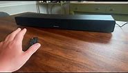 Sound Bar Wooden 150W 2 1CH MEREDO Soundbar for TV Review, Great for my projecter