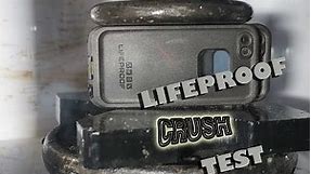 iphone Lifeproof Case Crushed by Hydraulic Press