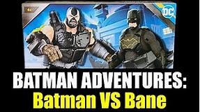 Batman VS Bane 12 Inch Scale Batman Adventures Spin Master Action Figure 2 Pack Unboxing and Review