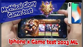 iphone x game test 2023 ML